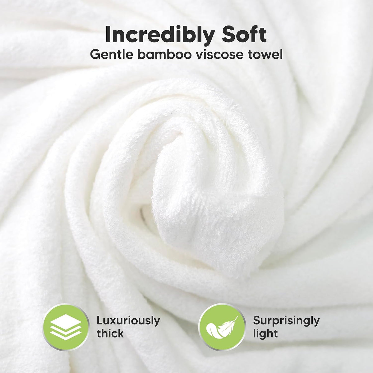Hooded Baby Towel for Newborn, Baby Bath Towels (Frog, 30X30) | Viscose Derived from Bamboo, Large Baby Towels with Hood, Boys, Girls, Toddler, Soft Absorbent Baby Bath Essentials