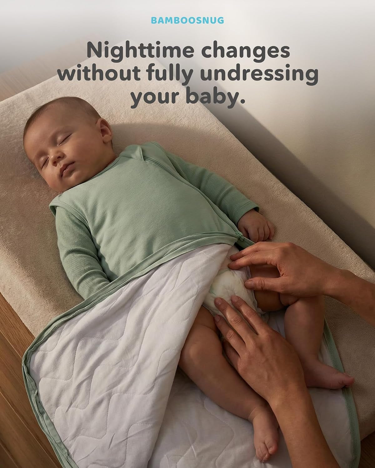 Bamboo Viscose Sleep Sack, Soft 1.0 TOG Baby Sleeping Bag