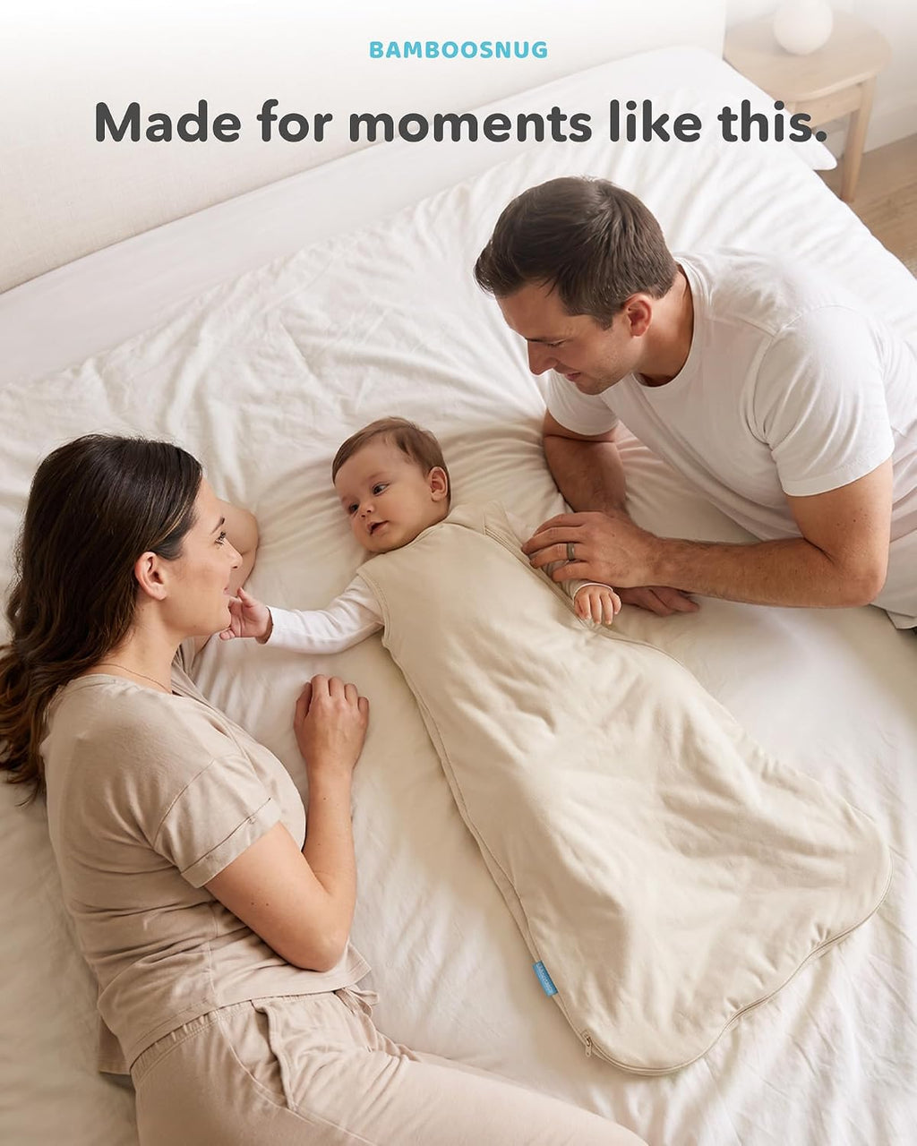 Bamboo Viscose Sleep Sack, Soft 1.0 TOG Baby Sleeping Bag