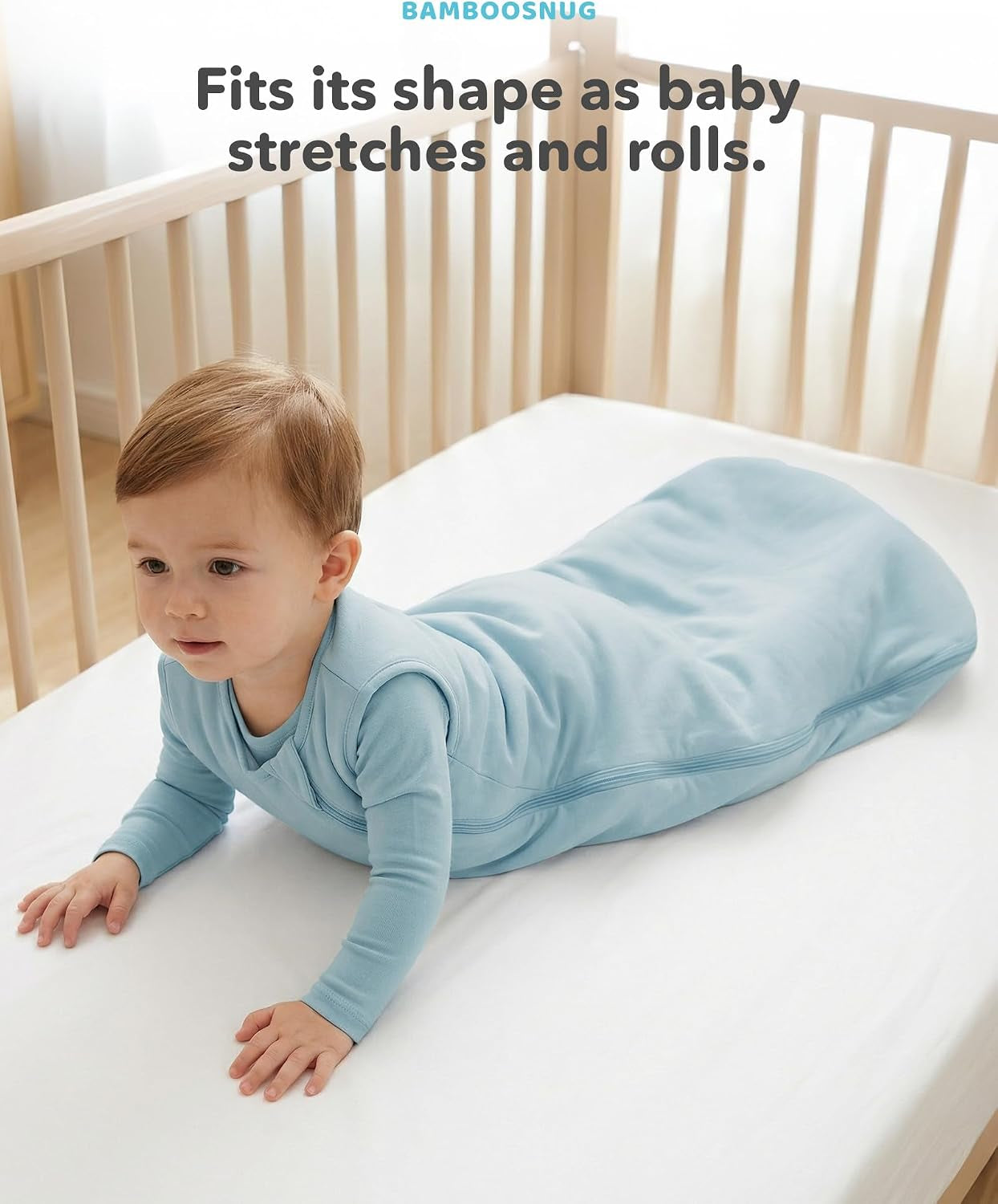 Bamboo Viscose Sleep Sack, Soft 1.0 TOG Baby Sleeping Bag
