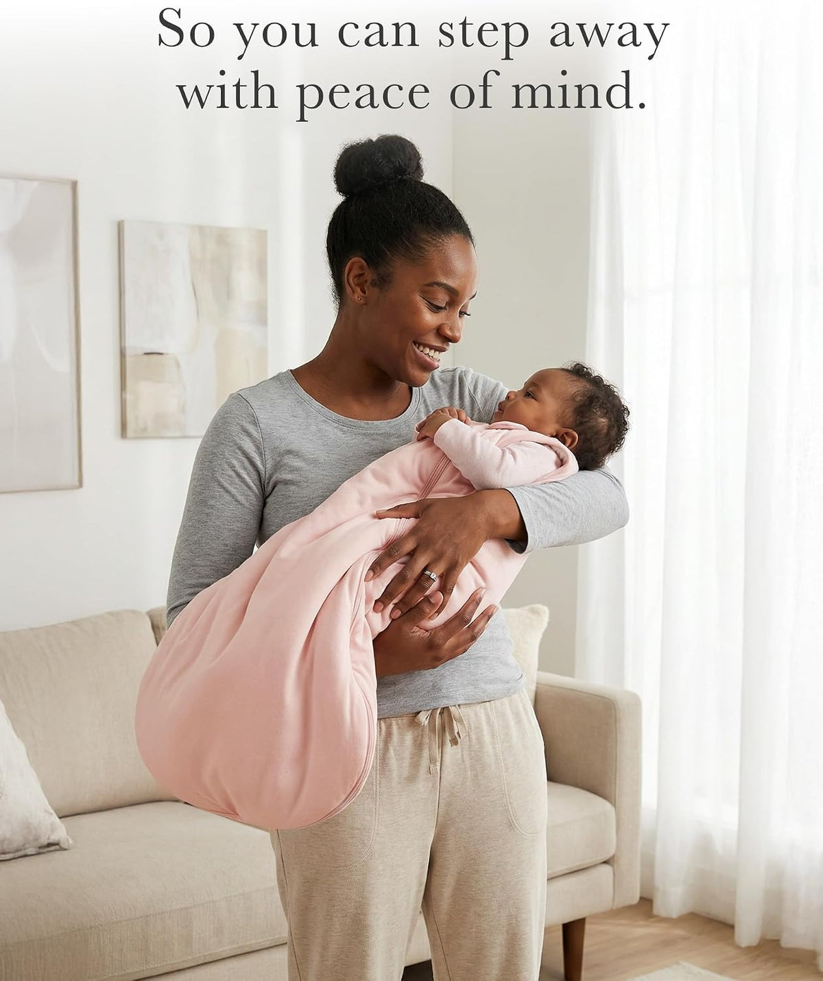 Bamboo Viscose Sleep Sack 1.0 Tog, Cozy Baby Sleeping Bag