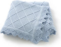 100% Organic Cotton Baby Blanket for Boys Girls, 31.5X40 Inches