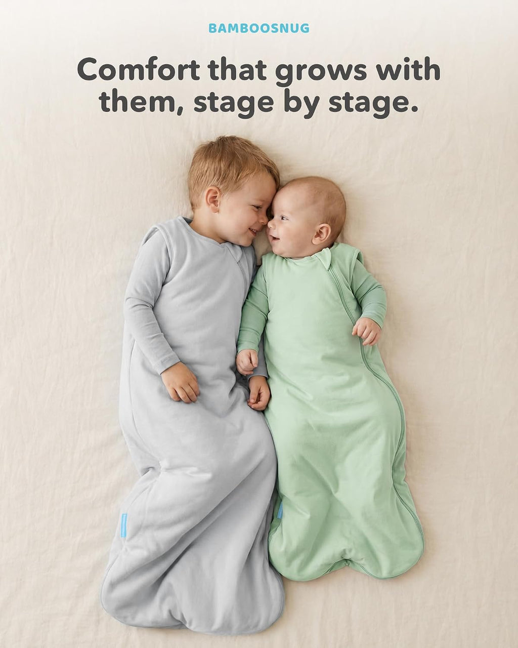 Bamboo Viscose Sleep Sack, Soft 1.0 TOG Baby Sleeping Bag