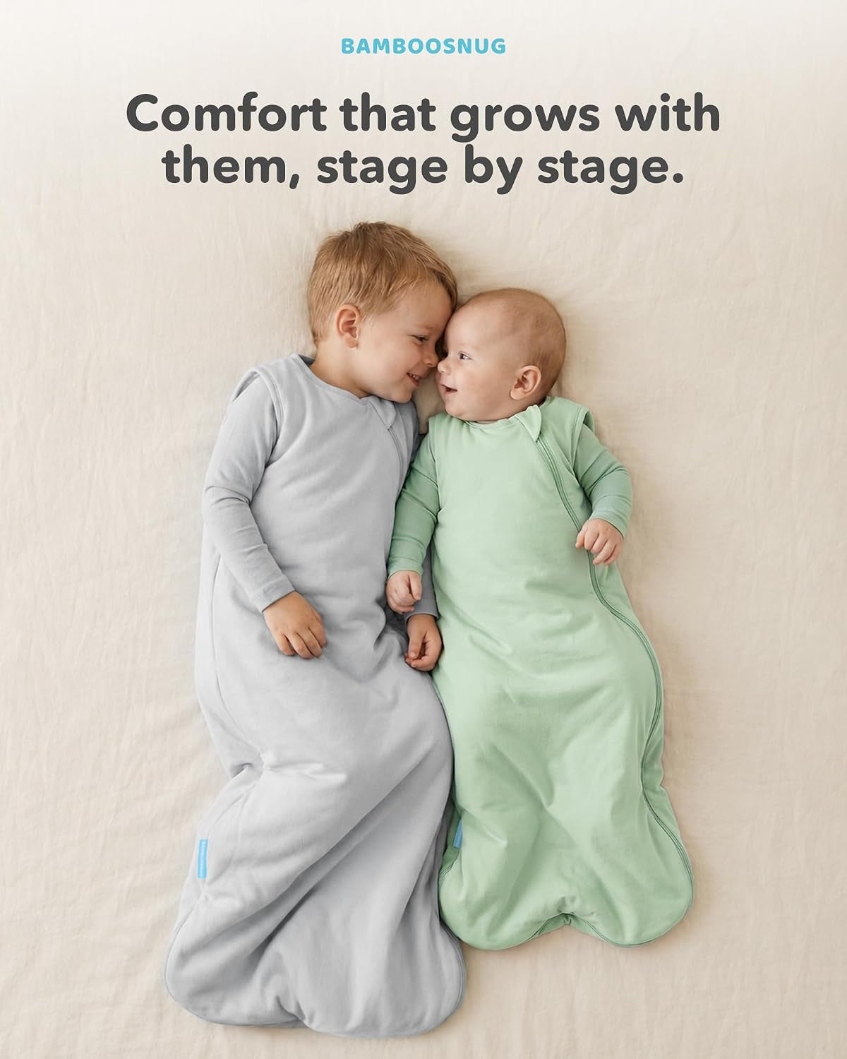 Bamboo Viscose Sleep Sack, Soft 1.0 TOG Baby Sleeping Bag